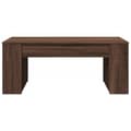 Miniatyrbillede 3 af 9: vidaXL sofabord 102x55x42 cm konstrueret træ brun egetræsfarve