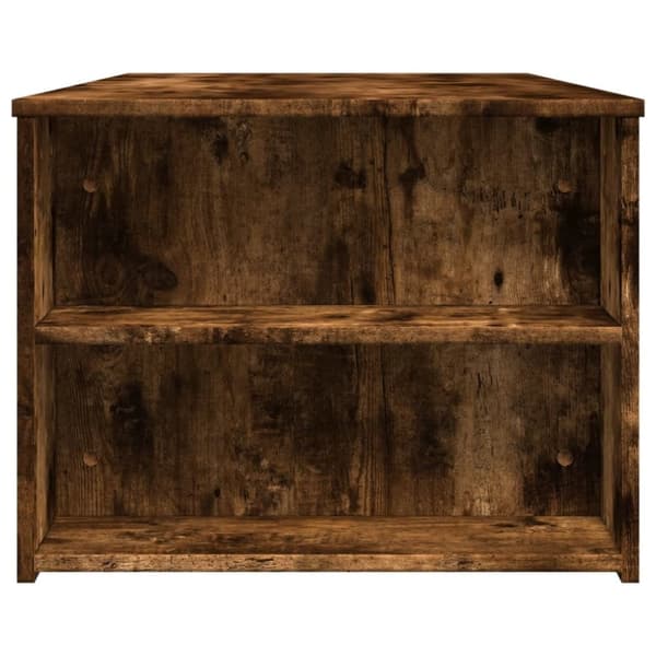 vidaXL sofabord 102x55x42 cm konstrueret træ røget egetræsfarve
