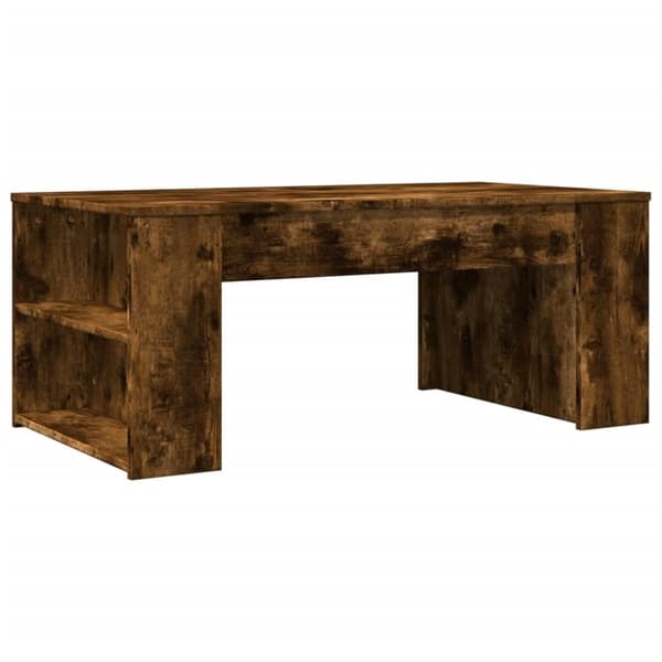 vidaXL sofabord 102x55x42 cm konstrueret træ røget egetræsfarve