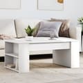 Miniatyrbillede 9 af 9: vidaXL sofabord 102x55x42 cm konstrueret træ hvid