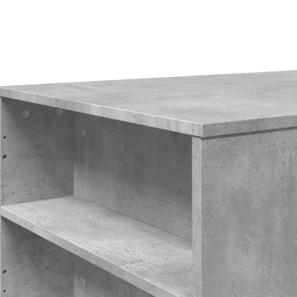 vidaXL sofabord 102x55x42 cm konstrueret træ betongrå