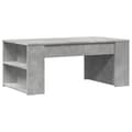 Miniatyrbillede 1 af 9: vidaXL sofabord 102x55x42 cm konstrueret træ betongrå