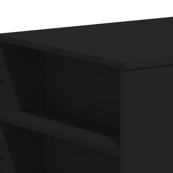 vidaXL sofabord 102x55x42 cm konstrueret træ sort