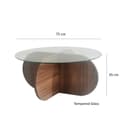 Pikkukuva 7 / 7: Chic Home Aune sohvapöytä H75xK35 cm, tummanruskea