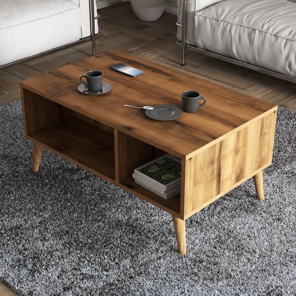 Chic Home Edvin sohvapöytä 90x41,6xK54 cm, ruskea