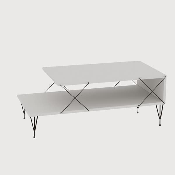 Chic Home Lassi sohvapöytä 100x50xK40 cm, valkoinen