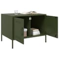 Miniatyrbillede 3 af 11: vidaXL sofabord 68x50x50,5 cm stål olivengrøn