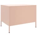 Miniatyrbillede 7 af 11: vidaXL sofabord 68x50x50,5 cm stål lyserød