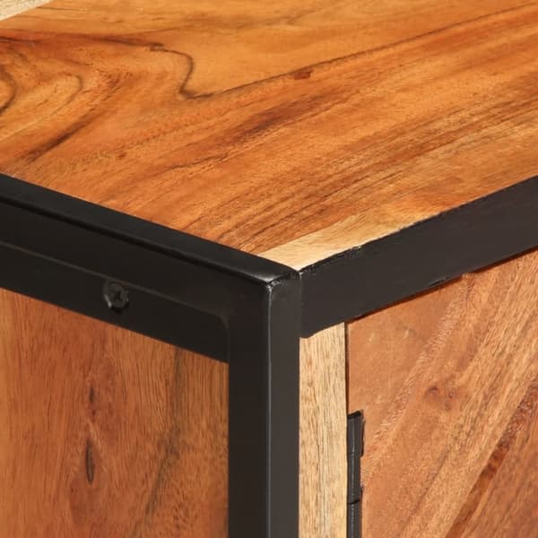 vidaXL sofabord 90x55x40 cm massivt akacietræ