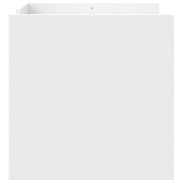 vidaXL Salongbord hvit 80x50x50 cm konstruert tre