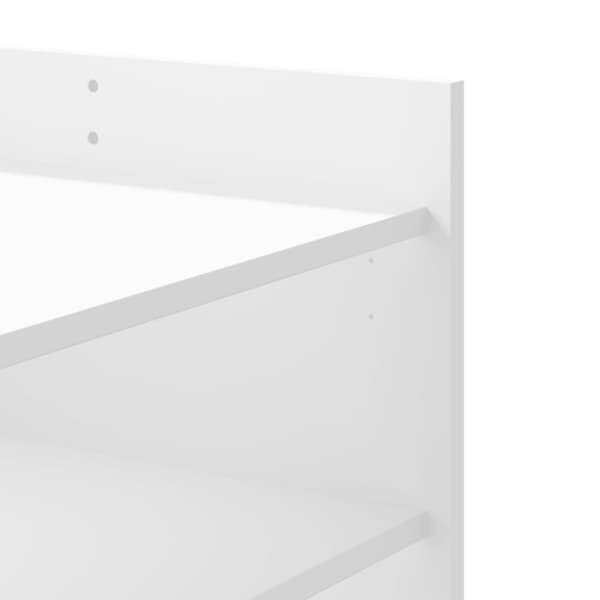 vidaXL Salongbord hvit 80x50x50 cm konstruert tre