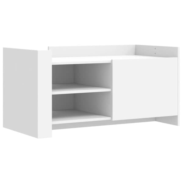 vidaXL Soffbord vit 100x50x50 cm konstruerat trä