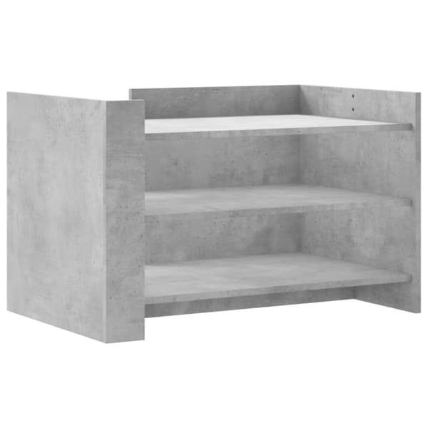 vidaXL Salongbord betonggrå 80x50x50 cm konstruert tre