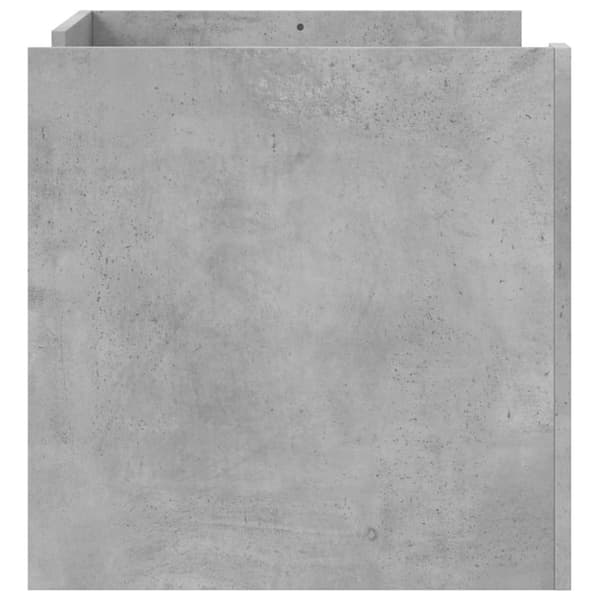 vidaXL Salongbord betonggrå 80x50x50 cm konstruert tre