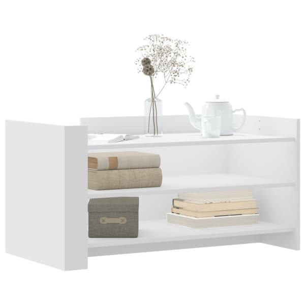 vidaXL sofabord 100x50x50 cm konstrueret træ hvid
