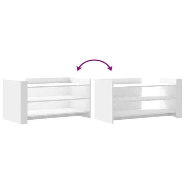 vidaXL sofabord 100x50x50 cm konstrueret træ hvid
