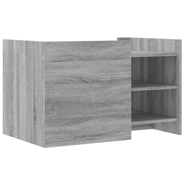 vidaXL Salongbord grå sonoma 80x50x50 cm konstruert tre