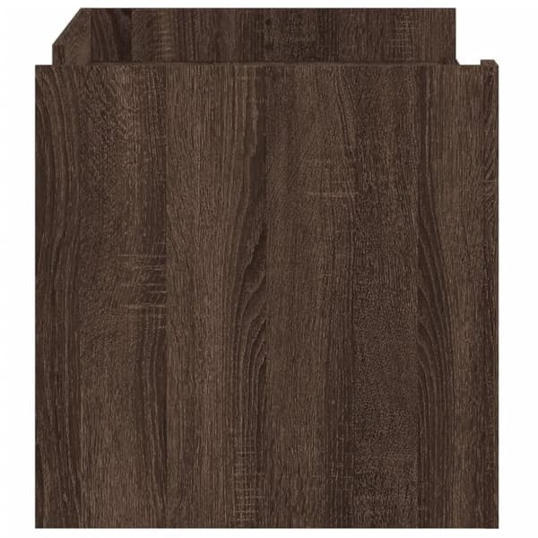 vidaXL Soffbord brun ek 100x50x50 cm konstruerat trä