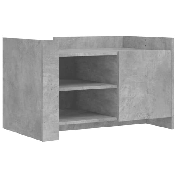 vidaXL Soffbord betonggrå 80x50x50 cm konstruerat trä