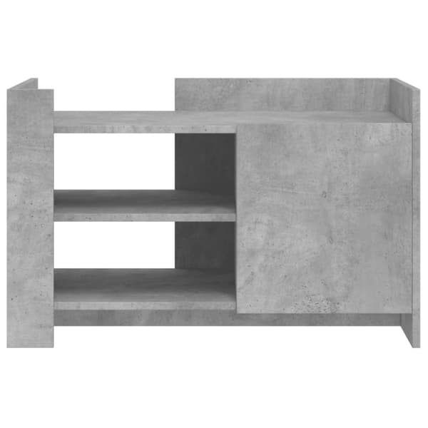 vidaXL Soffbord betonggrå 80x50x50 cm konstruerat trä