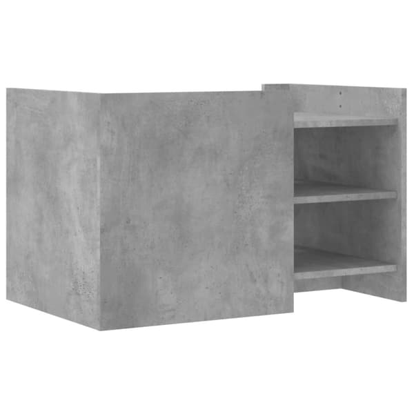 vidaXL Soffbord betonggrå 80x50x50 cm konstruerat trä