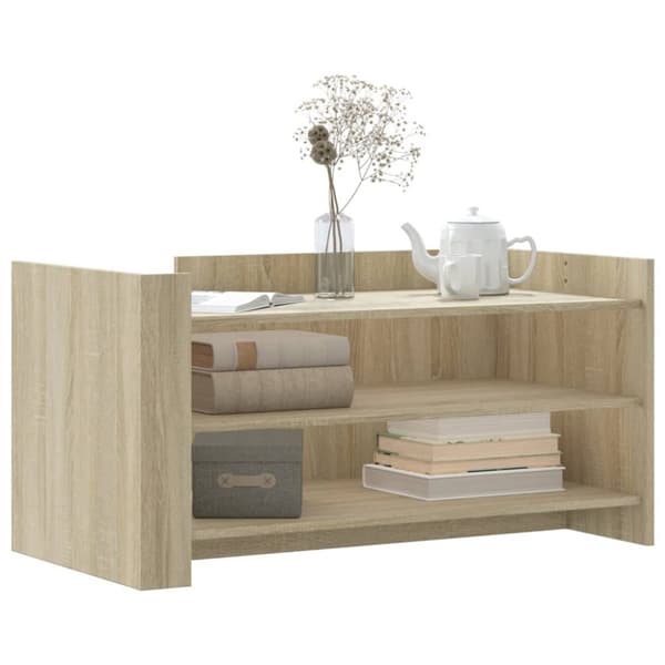 vidaXL Salongbord sonoma eik 100x50x50 cm konstruert tre
