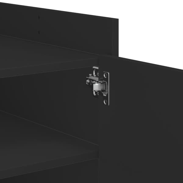 vidaXL Soffbord svart 80x50x50 cm konstruerat trä