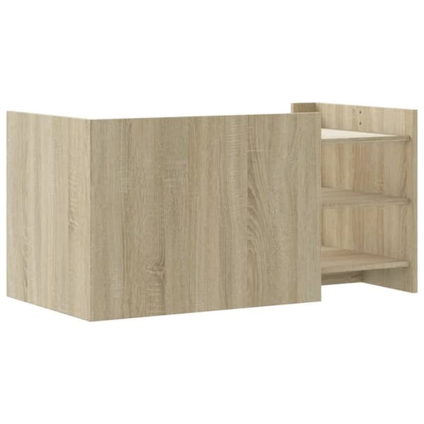 vidaXL sofabord 100x50x50 cm konstrueret træ sonoma-eg