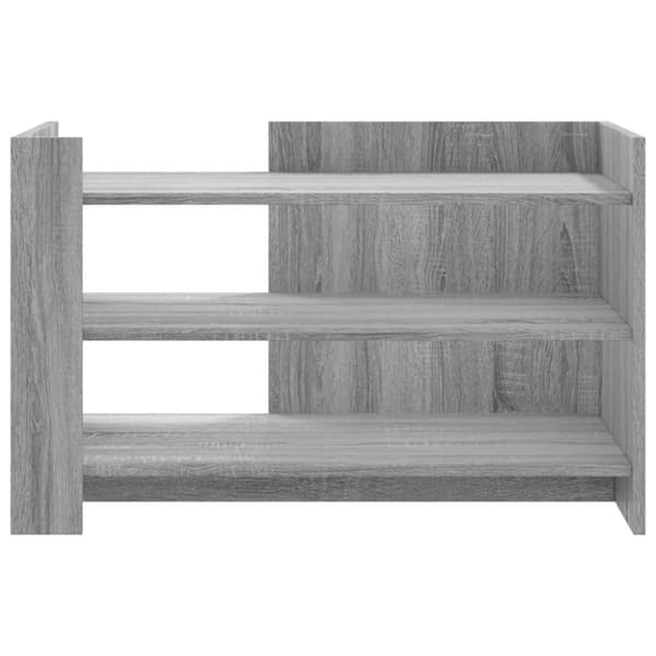 vidaXL sofabord 80x50x50 cm konstrueret træ grå sonoma-eg