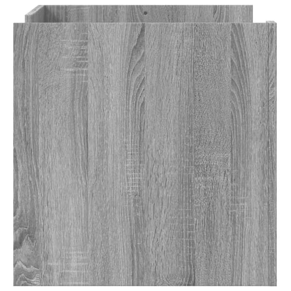 vidaXL sofabord 80x50x50 cm konstrueret træ grå sonoma-eg