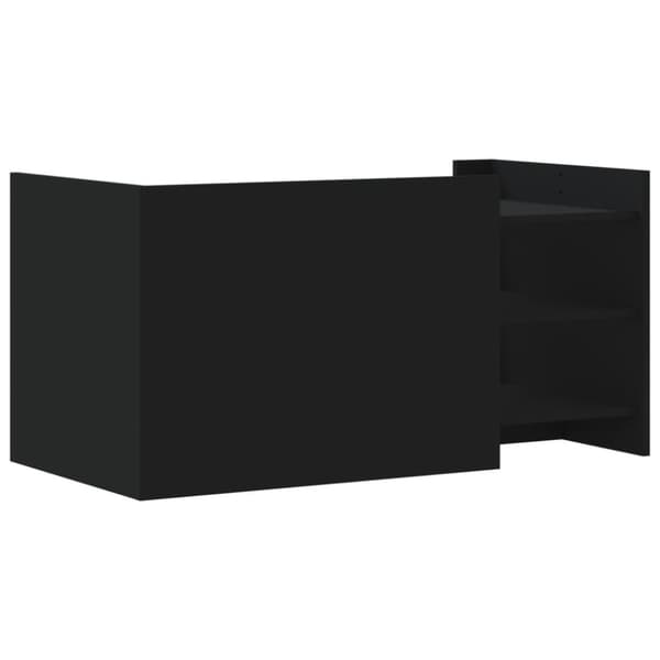 vidaXL sofabord 100x50x50 cm konstrueret træ sort