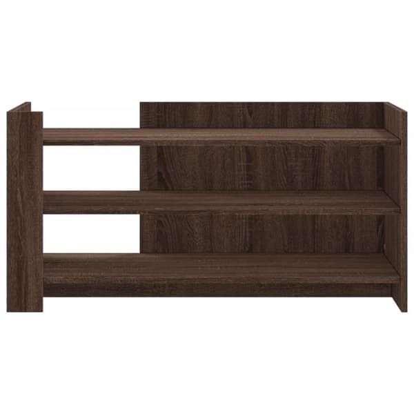 vidaXL sofabord 100x50x50 cm konstrueret træ brunt eg