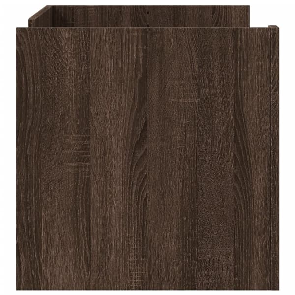 vidaXL sofabord 100x50x50 cm konstrueret træ brunt eg