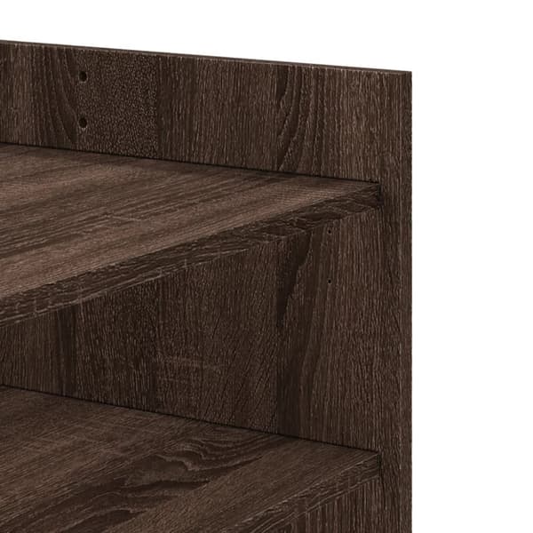 vidaXL sofabord 100x50x50 cm konstrueret træ brunt eg