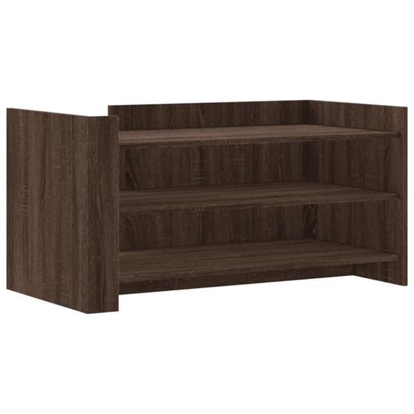 vidaXL sofabord 100x50x50 cm konstrueret træ brunt eg