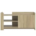 Miniatyrbillede 5 af 11: vidaXL sofabord 100x50x50 cm konstrueret træ sonoma-eg