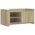 Miniatyrbillede 1 af 11: vidaXL sofabord 100x50x50 cm konstrueret træ sonoma-eg