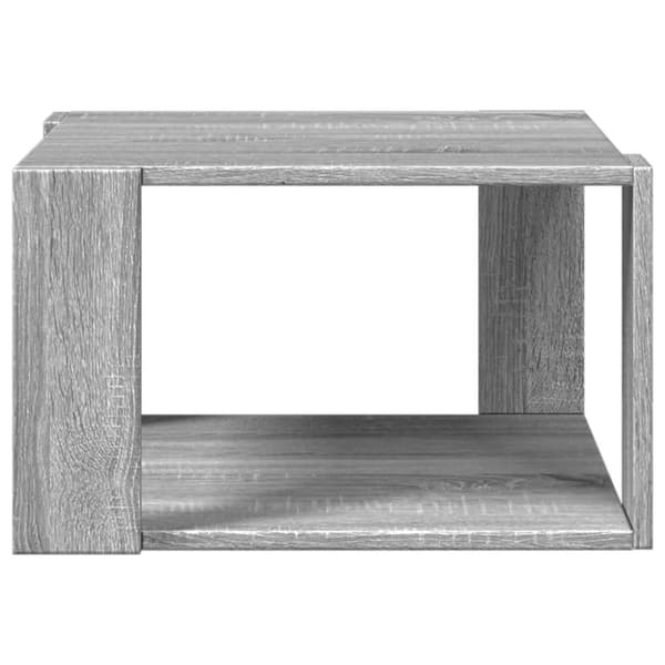 vidaXL Soffbord grå sonoma 51,5x51,5x30 cm konstruerat trä