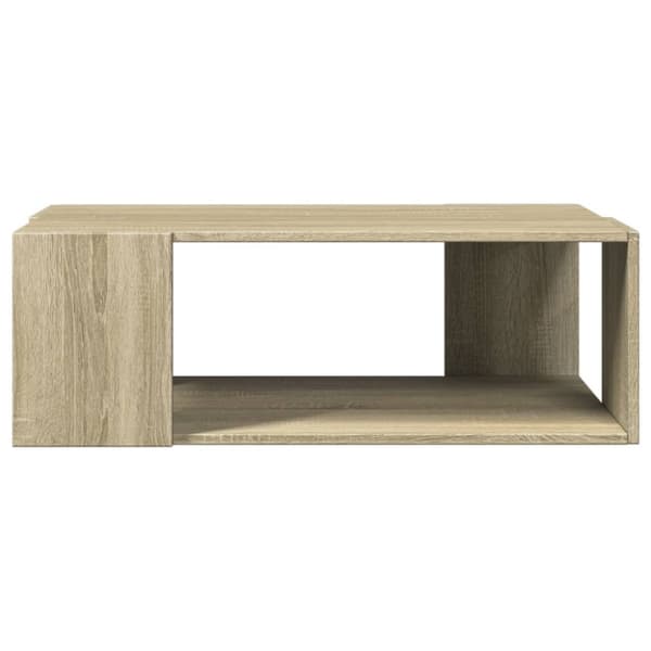 vidaXL Soffbord sonoma-ek 89,5x48x30 cm konstruerat trä