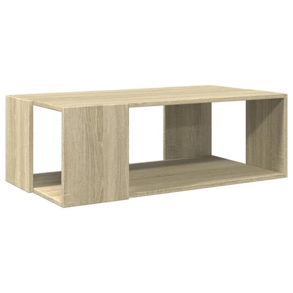 vidaXL Salongbord sonoma eik 89,5x48x30 cm konstruert tre