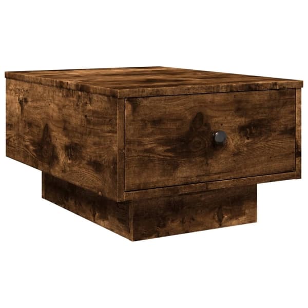vidaXL Salongbord røkt eik 60x45x31 cm konstruert tre