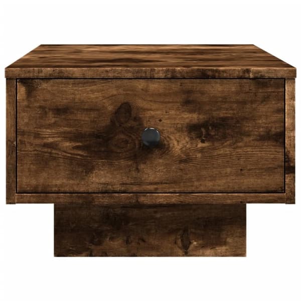 vidaXL Salongbord røkt eik 60x45x31 cm konstruert tre