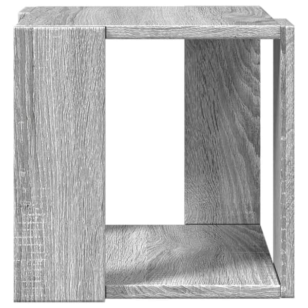 vidaXL sofabord 32x32x30 cm konstrueret træ grå sonoma-eg