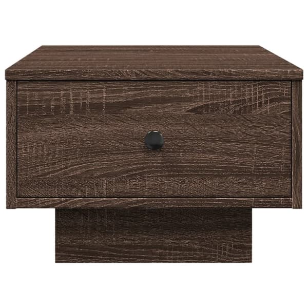 vidaXL sofabord 60x45x31 cm konstrueret træ brun egetræsfarve