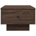 Miniatyrbillede 5 af 11: vidaXL sofabord 60x45x31 cm konstrueret træ brun egetræsfarve