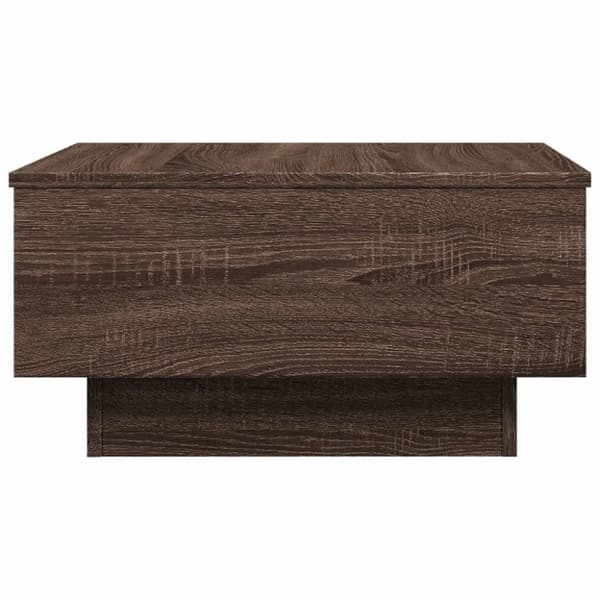 vidaXL sofabord 60x45x31 cm konstrueret træ brun egetræsfarve