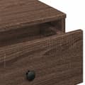 Miniatyrbillede 9 af 11: vidaXL sofabord 60x45x31 cm konstrueret træ brun egetræsfarve
