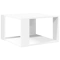 Miniatyrbillede 3 af 10: vidaXL sofabord 51,5x51,5x30 cm konstrueret træ hvid