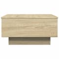 Miniatyrbillede 6 af 11: vidaXL sofabord 60x45x31 cm konstrueret træ sonoma-eg
