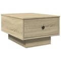 Miniatyrbillede 7 af 11: vidaXL sofabord 60x45x31 cm konstrueret træ sonoma-eg